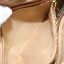 LOUIS VUITTON Nomad leather Bucket PM Shoulder Bag Beige M85001 LV Auth 118104-21