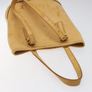 LOUIS VUITTON Nomad leather Bucket PM Shoulder Bag Beige M85001 LV Auth 118104-6