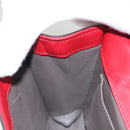 GUCCI Chain Shoulder Bag Leather Red Gold 572375 Auth 118122-21