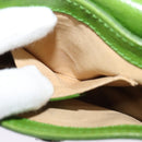 CELINE Shoulder Bag Leather Green Auth 118130-20