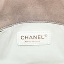 CHANEL Matelasse Chain Shoulder Bag Coated Canvas Beige CC Auth 118136A-23