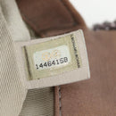 CHANEL Matelasse Chain Shoulder Bag Coated Canvas Beige CC Auth 118136A-11