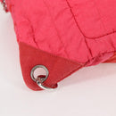 CHANEL Chain Backpack Nylon Pink Silver CC Auth 118138AM-13