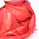 CHANEL Chain Backpack Nylon Pink Silver CC Auth 118138AM-23