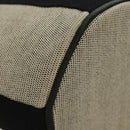 HERMES Sakso Hand Bag Canvas Gray Auth 118151-17