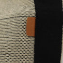 HERMES Sakso Hand Bag Canvas Gray Auth 118151-19
