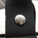 HERMES Sakso Hand Bag Canvas Gray Auth 118151-20