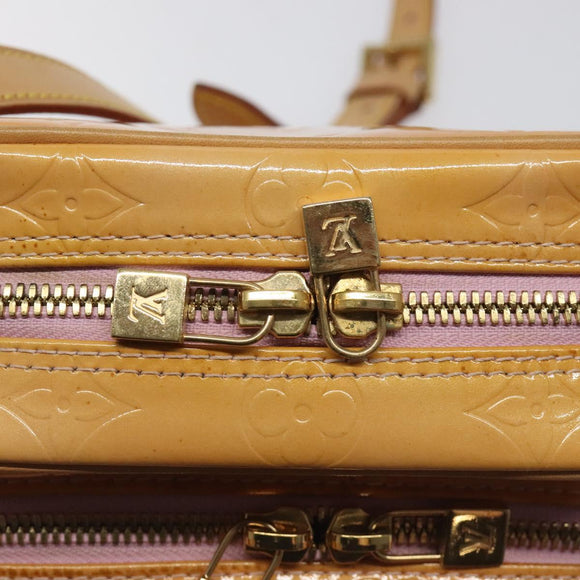LOUIS VUITTON Monogram Vernis Wooster Bag Marshmallow Pink M91037 Auth 118154