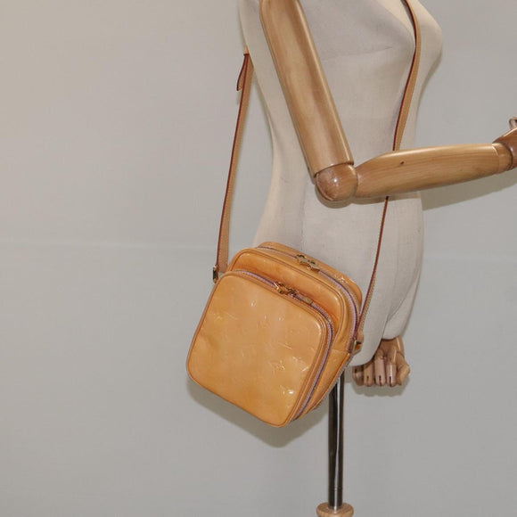 LOUIS VUITTON Monogram Vernis Wooster Bag Marshmallow Pink M91037 Auth 118154