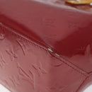 LOUIS VUITTON Monogram Vernis Reade PM Hand Bag Pomme D'amour M91990 Auth 118174-9
