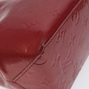 LOUIS VUITTON Monogram Vernis Reade PM Hand Bag Pomme D'amour M91990 Auth 118174-16