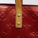LOUIS VUITTON Monogram Vernis Reade PM Hand Bag Pomme D'amour M91990 Auth 118174-10