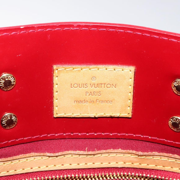 LOUIS VUITTON Monogram Vernis Reade PM Hand Bag Pomme D'amour M91990 Auth 118174