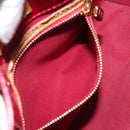 LOUIS VUITTON Monogram Vernis Reade PM Hand Bag Pomme D'amour M91990 Auth 118174-20