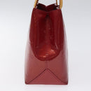 LOUIS VUITTON Monogram Vernis Reade PM Hand Bag Pomme D'amour M91990 Auth 118174-3