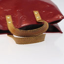 LOUIS VUITTON Monogram Vernis Reade PM Hand Bag Pomme D'amour M91990 Auth 118174-7