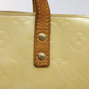 LOUIS VUITTON Monogram Vernis Reade PM Hand Bag Perle M91336 LV Auth 118175-10