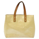 LOUIS VUITTON Monogram Vernis Reade PM Hand Bag Perle M91336 LV Auth 118175-13