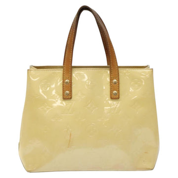 LOUIS VUITTON Monogram Vernis Reade PM Hand Bag Perle M91336 LV Auth 118175 - 0