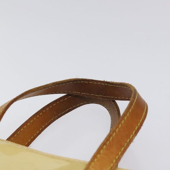 LOUIS VUITTON Monogram Vernis Reade PM Hand Bag Perle M91336 LV Auth 118175