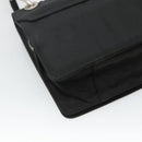 PRADA Shoulder Bag Nylon Black Silver Auth 118177-17