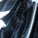 PRADA Shoulder Bag Nylon Black Silver Auth 118177-20