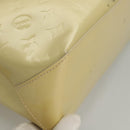 LOUIS VUITTON Monogram Vernis Wilshire PM Hand Bag Broncorail M91452 Auth 118183-14