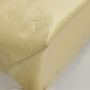 LOUIS VUITTON Monogram Vernis Wilshire PM Hand Bag Broncorail M91452 Auth 118183-15