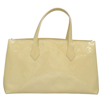 LOUIS VUITTON Monogram Vernis Wilshire PM Hand Bag Broncorail M91452 Auth 118183 - 0