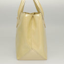 LOUIS VUITTON Monogram Vernis Wilshire PM Hand Bag Broncorail M91452 Auth 118183-3