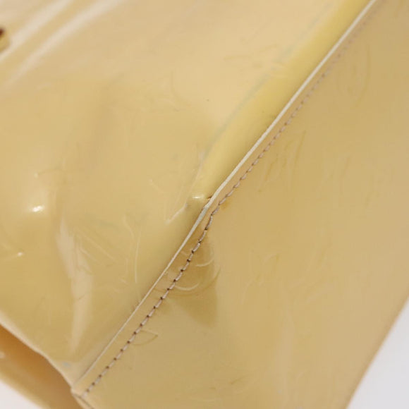 LOUIS VUITTON Monogram Vernis Reade PM Bag Marshmallow Pink M91306 Auth 118186