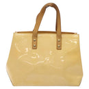 LOUIS VUITTON Monogram Vernis Reade PM Bag Marshmallow Pink M91306 Auth 118186-13
