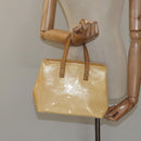 LOUIS VUITTON Monogram Vernis Reade PM Bag Marshmallow Pink M91306 Auth 118186-21