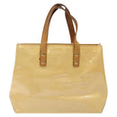 LOUIS VUITTON Monogram Vernis Reade PM Bag Marshmallow Pink M91306 Auth 118186-2