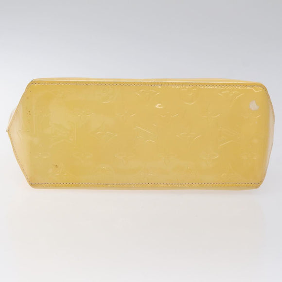 LOUIS VUITTON Monogram Vernis Reade PM Bag Marshmallow Pink M91306 Auth 118186