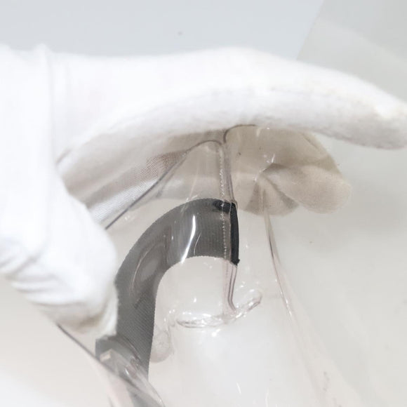 Salvatore Ferragamo Shoulder Bag Vinyl Clear Auth 118191