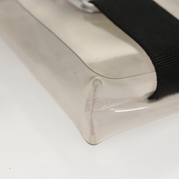 Salvatore Ferragamo Shoulder Bag Vinyl Clear Auth 118191