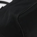 PRADA Hand Bag Nylon Black Silver Auth 118193-15