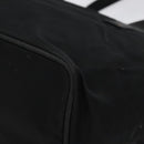 PRADA Hand Bag Nylon Black Silver Auth 118193-16