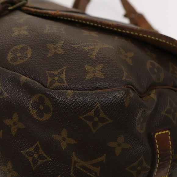 LOUIS VUITTON Monogram Saumur 35 Shoulder Bag M42254 LV Auth 118195