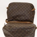 LOUIS VUITTON Monogram Saumur 35 Shoulder Bag M42254 LV Auth 118195-20