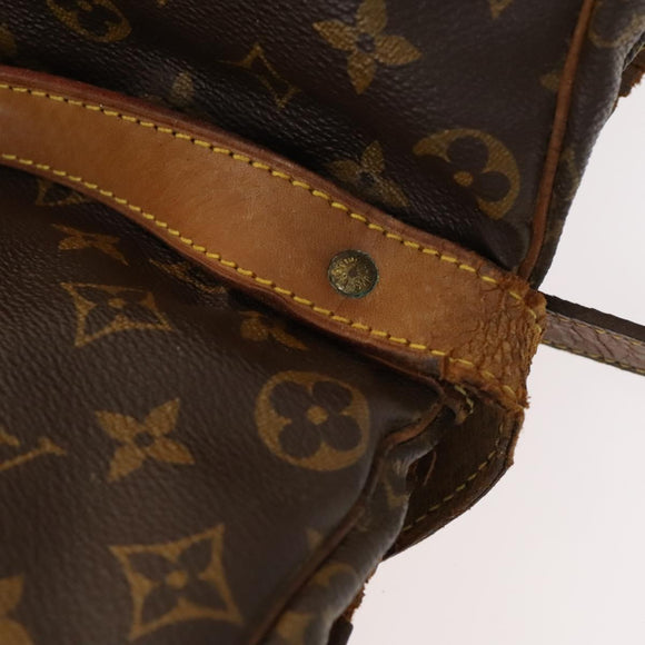 LOUIS VUITTON Monogram Saumur 35 Shoulder Bag M42254 LV Auth 118195