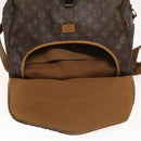 LOUIS VUITTON Monogram Saumur 35 Shoulder Bag M42254 LV Auth 118195-24