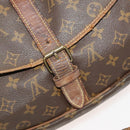 LOUIS VUITTON Monogram Saumur 35 Shoulder Bag M42254 LV Auth 118195-28