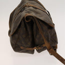 LOUIS VUITTON Monogram Saumur 35 Shoulder Bag M42254 LV Auth 118195-4