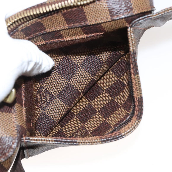 LOUIS VUITTON Damier Ebene Geronimos Shoulder Bag N51994 LV Auth 118197