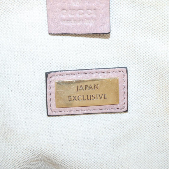 GUCCI GG Canvas Shoulder Bag Beige Gold 342591 Auth 118199