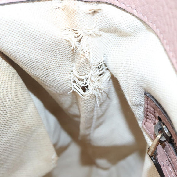 GUCCI GG Canvas Shoulder Bag Beige Gold 342591 Auth 118199