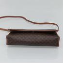 CELINE Macadam Canvas Shoulder Bag PVC Leather Brown Gold Auth 118208-5