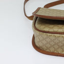 CELINE Macadam Canvas Shoulder Bag PVC Beige Gold Auth 118209-14